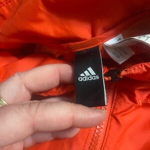 Adidas Vibrant Orange Windbreaker